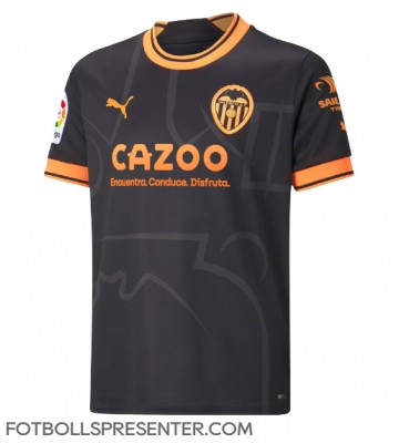 Valencia Borta Matchtröja 2022-23 Kortärmad